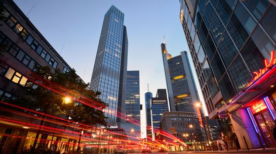 Banken-Skyline in Frankfurt am Main 